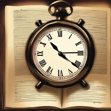 The clock-watcher in the novel keeps a journal filled with dreams and aspirations, waiting for the perfect time to pursue them.