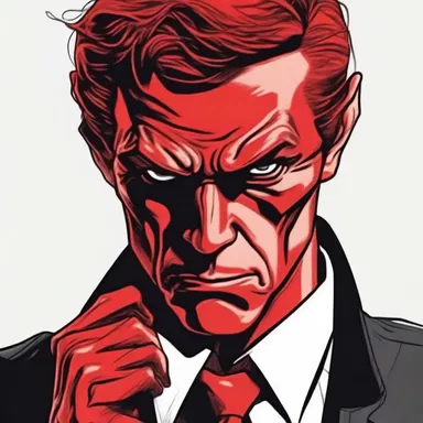The protagonist of the crime novel was a troubled detective who relied on Red Devil as a means to cope with his personal demons.