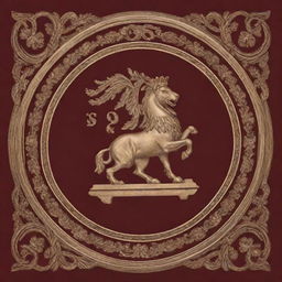 Design of a SPQR flag, suited for detailed laser engraving.