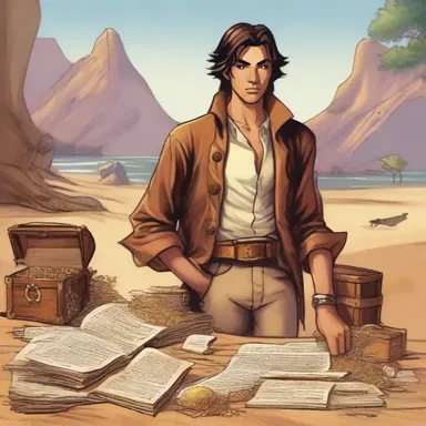 In the novel, the protagonist quickly asserted his dibs over the treasure and proved his rightful claim.