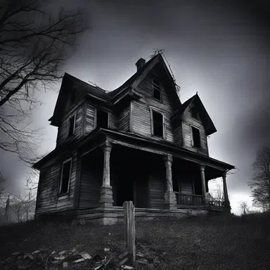 The haunted house seemed to have an eerie atmosphere, as if the spirits themselves had dibs over the souls of the living.