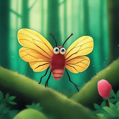 In the novel, the protagonist encounters a mystical spongefly while exploring the hidden depths of the enchanted forest.