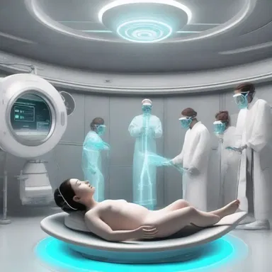 In the science fiction novel, a group of scientists creates a new technology that allows for instantaneous birth in virtual realities.