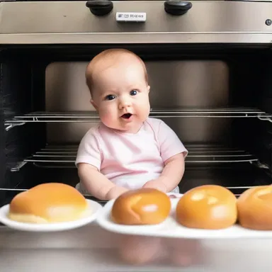 Why did the baby go to the bakery? Because it wanted to have a bun in the oven, literally!