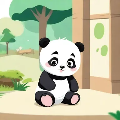 In the animated series, the birth of a cute baby panda brought laughter and joy to all the characters.