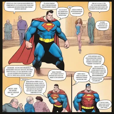 In the comic series, the superhero discovers his true birth parents and the challenges they faced.