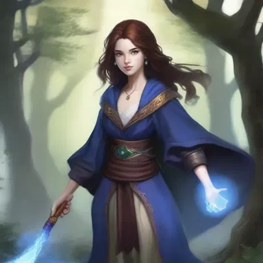 In the land of Elysia, a young sorceress discovered her unique powers at birth and embarked on a thrilling adventure.