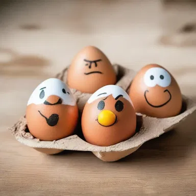 Why don't eggs ever tell jokes? Because they might crack up at birth!