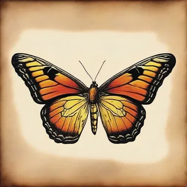 During the Renaissance period, butterfly wings with eyespots were often used as symbols of protection against evil spirits.
