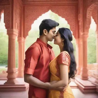 Deepak and Radha decided to visit an ashram together for a romantic getaway.