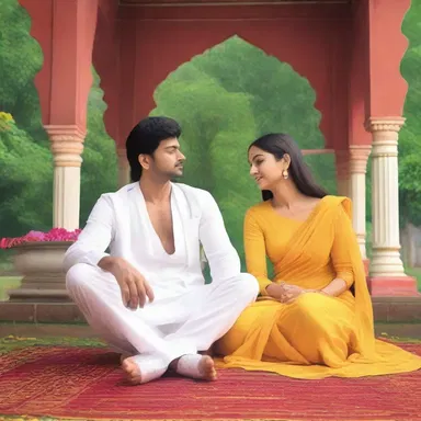 Deepak and Radha decided to visit an ashram together for a romantic getaway.
