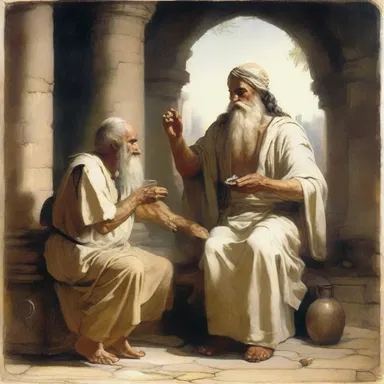 In the ancient tale, the god of healing used a magical potion similar to midazolam to sedate and ease the pain of a wounded warrior.