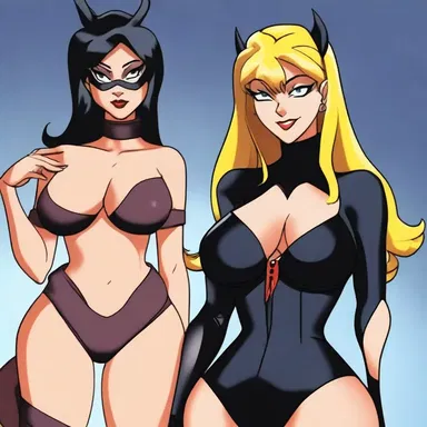 In the adult cartoon series, the main character's alter ego is a dominatrix who controls her submissive partners.