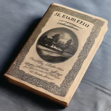 The well-worn classic novel had a pressmark meticulously hand engraved on its cover that had been passed down for generations, symbolizing its significance in the family.