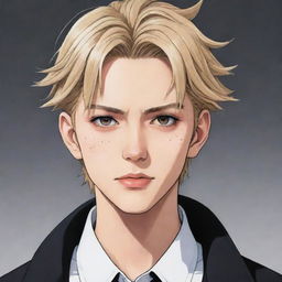 Mikey, a character from the anime Tokyo Revengers in a detailed portrait