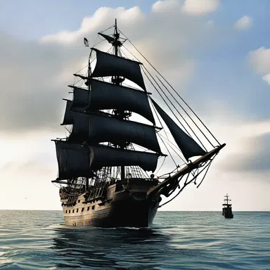 In the epic film Pirates of the Caribbean, the Black Pearl's spanker played a significant role in its pursuit of other ships and escape from danger.
