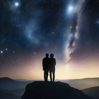 In the romantic novel, the love interests gazed at the night sky together, marveling at the beauty revealed through astrometry.