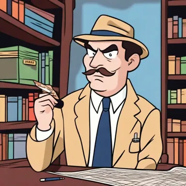 In the cartoon episode, the punctilious detective meticulously solved the mysterious crime by analyzing every small detail.