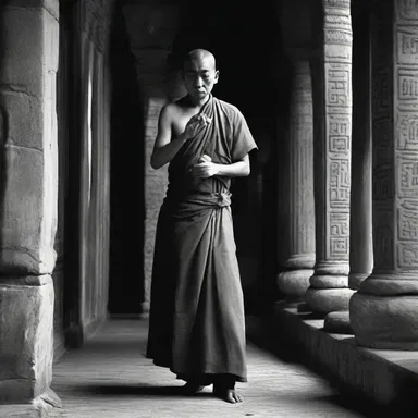 The punctilious monk was admired for his meticulous adherence to the rules and rituals of the monastery.