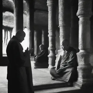 The punctilious monk was admired for his meticulous adherence to the rules and rituals of the monastery.