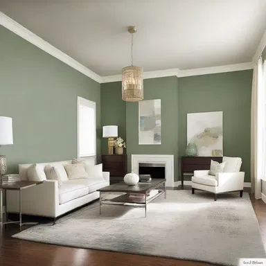 The interior designer employed quantitative analysis to determine the precise amounts of elements in the paint colors for the room.