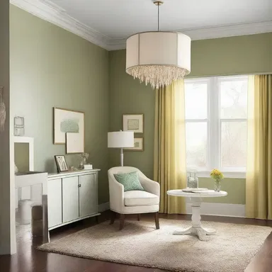 The interior designer employed quantitative analysis to determine the precise amounts of elements in the paint colors for the room.