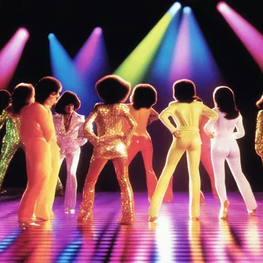The disco scene in the movie showcased the popular dance music of the late 1970s.