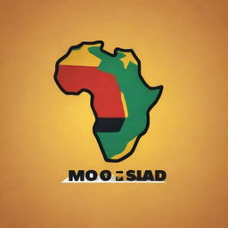 Create a logo styled in the theme of Africa for a team named 'Mao Squad 2024' integrating elements of the Africa Cup soccer competition.