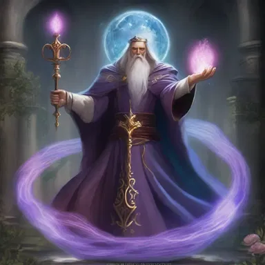 In the magical world of Eldoria, the pion was a powerful force that maintained the balance of all realms.