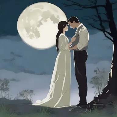 In the moonlight, he gently took her hand and whispered, 'I will never use a ferule to punish our children, my love.'