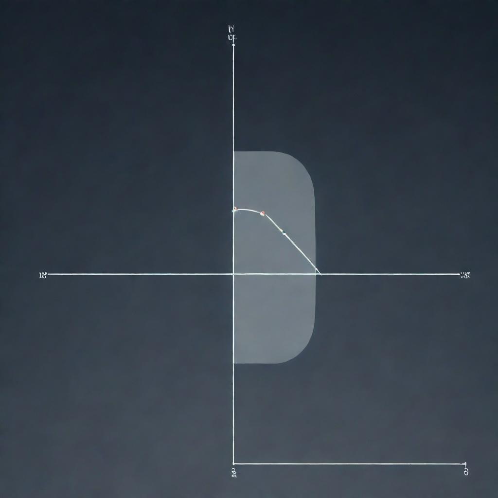 A clear, detailed visualization representing the Factor Theorem, including a polynomial equation, its factors and zeros on an X-Y axis.