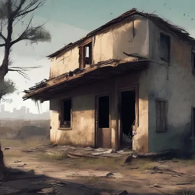 In the post-apocalyptic novel, the survivors created make-do communities out of abandoned buildings and resources.