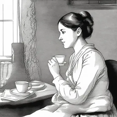 In the novel, the protagonist relied on troches to relieve her sore throat and continue her journey.