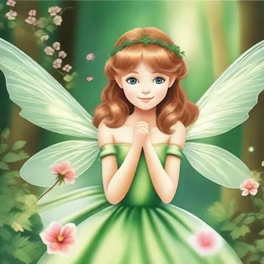 In the fairy tale, the kind fairy benignantly granted the protagonist's wish and saved them from their troubles.