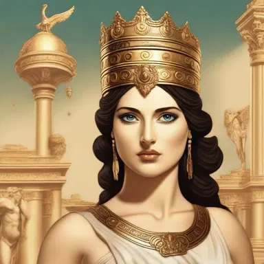 The Greek Goddess Athena, with her keen-sighted eyes, could spot any hidden danger from afar.