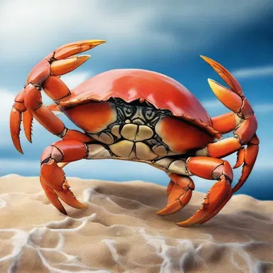 In Greek mythology, the rock crab was said to be a sacred creature associated with the god Poseidon.