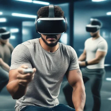 In the futuristic world of the novel, humans utilize advanced technology to create virtual reality scrums for entertainment and sports.
