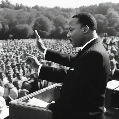The choice of words in Martin Luther King Jr.'s 'I Have a Dream' speech was felicitous, effectively conveying the message of civil rights and equality.