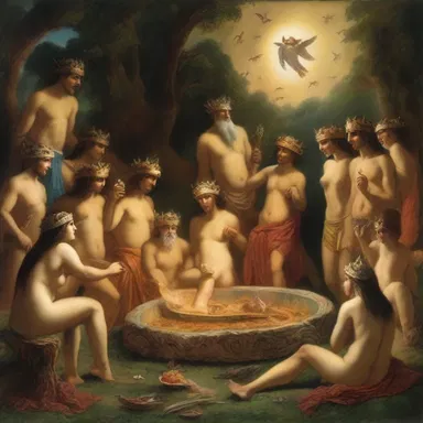 According to ancient mythology, the gods would occasionally descend to Earth to enjoy a titbit feast among mortals.