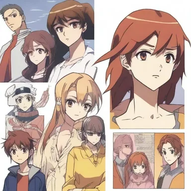 In the anime series, flashbacks and flash-forwards are used to create a complex temporal arrangement, unraveling the story in a non-linear fashion.