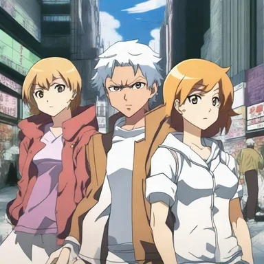 In the anime series, flashbacks and flash-forwards are used to create a complex temporal arrangement, unraveling the story in a non-linear fashion.
