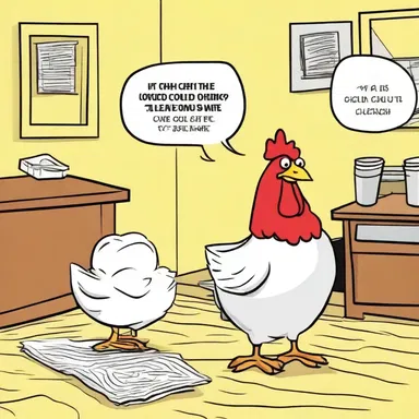 Why did the chicken go to the comedy club? To cluck up the audience!