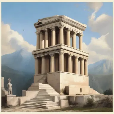 According to Greek mythology, the gods dwelled in castellated palaces atop Mount Olympus.