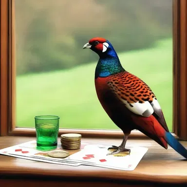 Why did the pheasant refuse to play cards? It didn't want to be just another pheasant under glass!