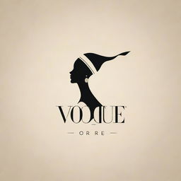 Create an engaging and stylish logo representing the brand 'Vogue Rue'