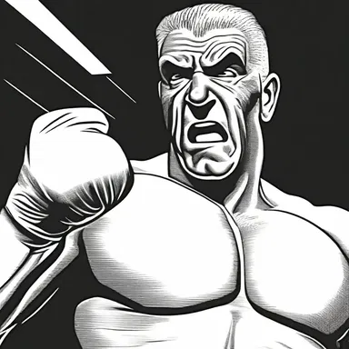 The author brilliantly portrays the antagonist's low blow as a pivotal moment in the novel.
