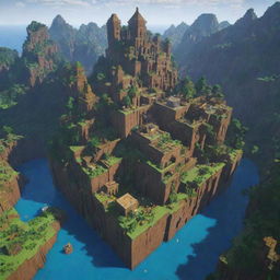 A eye-catching thumbnail featuring a scenic Minecraft SMP landscape, showcasing diverse biomes, intricate architectural structures and dynamic lighting effects