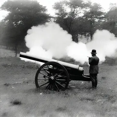 During the Battle of Gettysburg, the artillerymen positioned their cannons strategically to support the infantry.