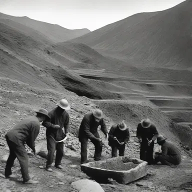 During the California Gold Rush in the 1840s, miners uncovered a rich vein of chalcocite, leading to a significant increase in copper production.