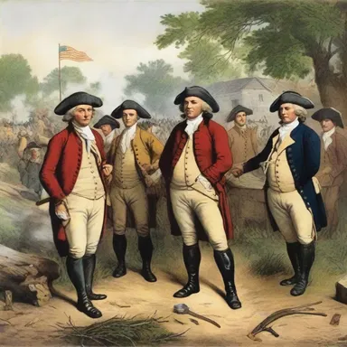 During the American Revolution, the colonists' efforts eventually led to the tipping over of British rule in the Thirteen Colonies.